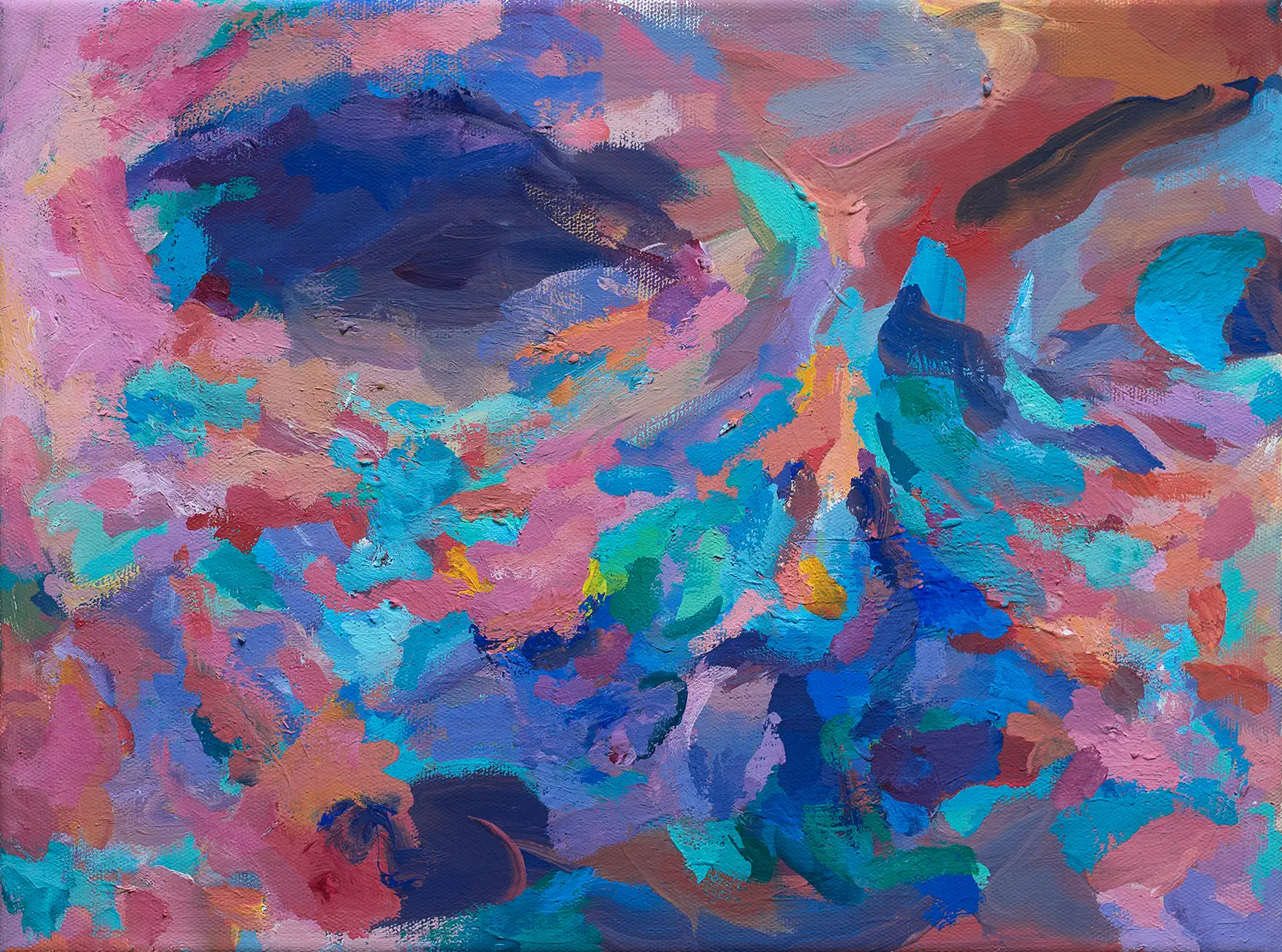 = 2018, tempera and acrylic on canvas, 40×30 cm