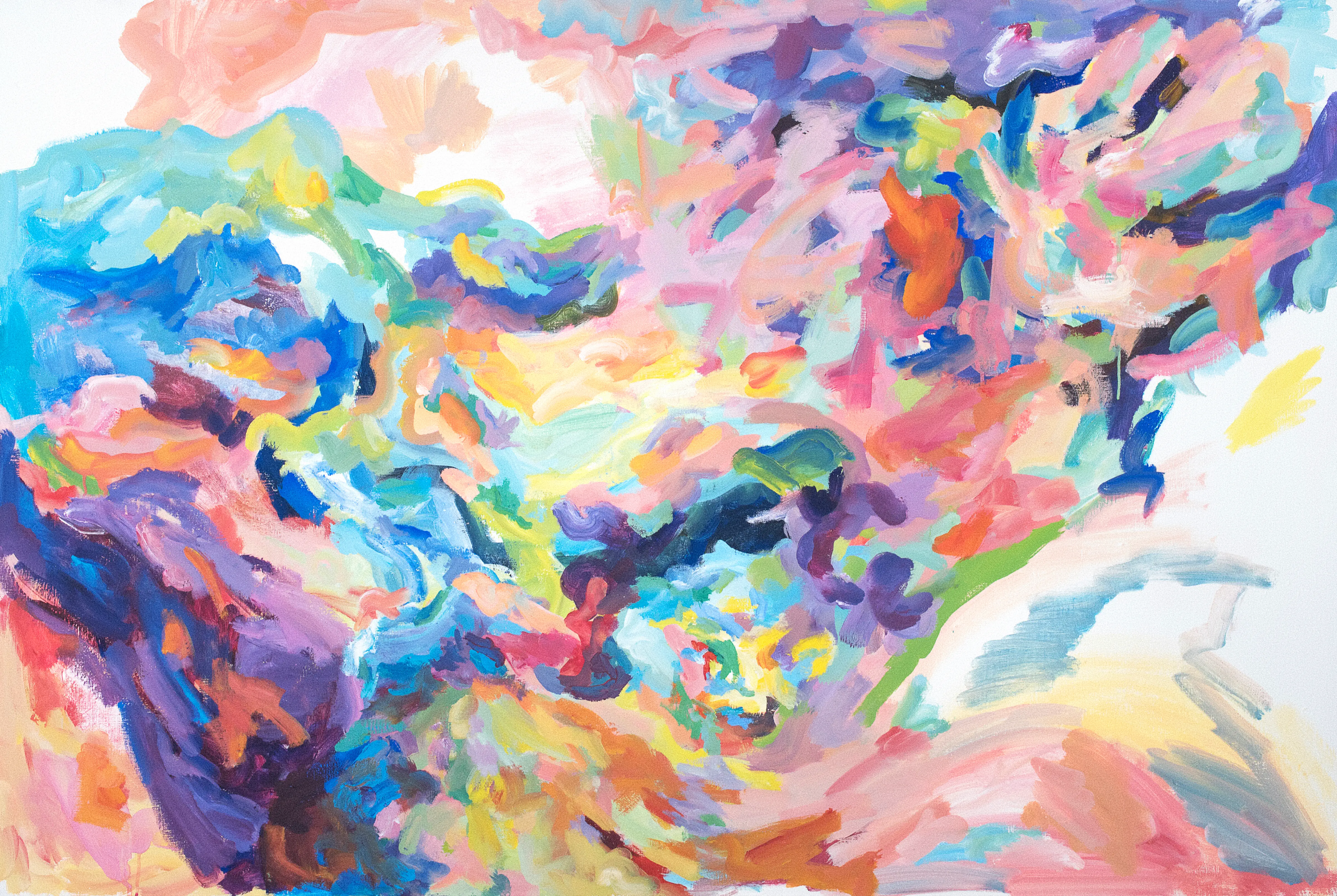 Marina Leonteva —XXXX 2018, tempera and acrylic on canvas, 150×100 cm